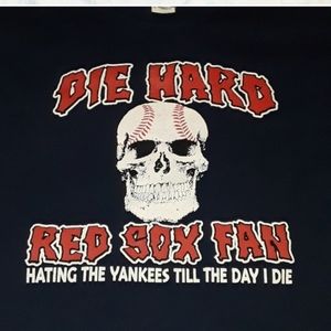Boston Red Sox New York Yankees Baseball Short Sleeve Tee Shirt Sz. L
